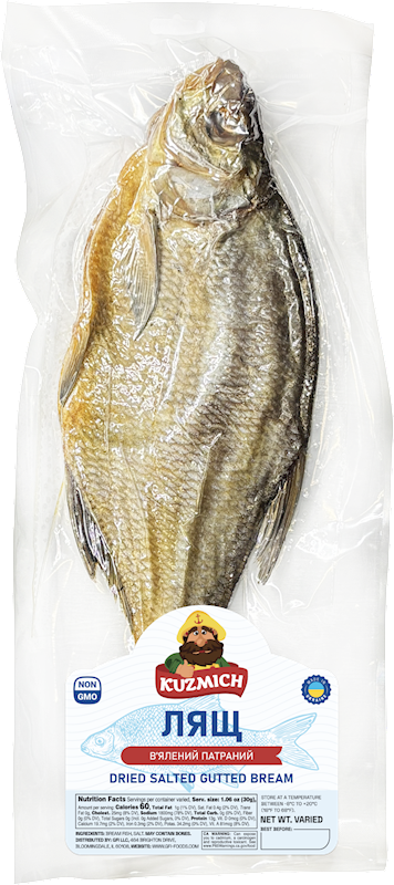 Dried Salted Gutted Bream (Lesch) V/P